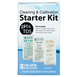 Hanna Solution Starter Kit (pH, TDS & Cleaning)